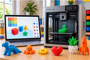 Tinkercad and Bambu Lab Printer