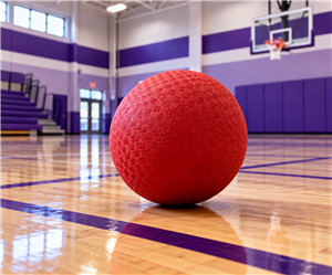 Kickball in the gym