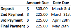 Payment Plan